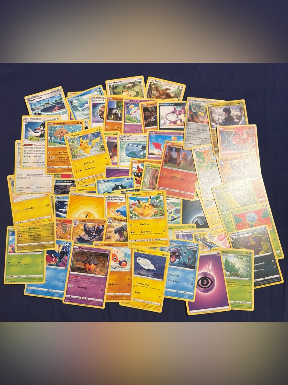 Pokemon 90 Cards Lot
